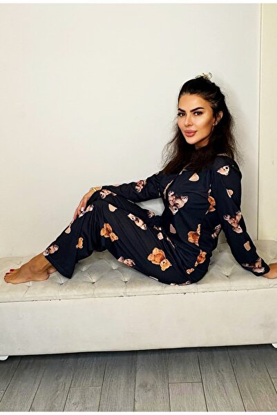 Miss Cute and Teddy Bear Pajama Set