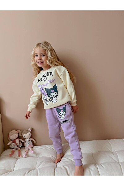 YİGİT BUTİK Karakter Baskılı Kız Çocuk Takım