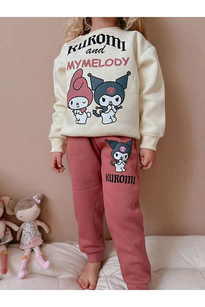 YİGİT BUTİK Yigit Boutique Character Printed Girl's Set