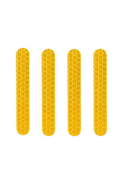 LCQPTW Max G30 Yellow 4pcs/set Front Rear Wheel Cover Eflective Sticker For Ninebot Max G30 Electric Scoote