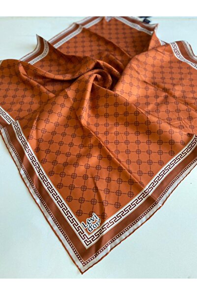 Levidor وشاح تيفيل الحريري 4159 - 4 نمط برتقالي مختلط