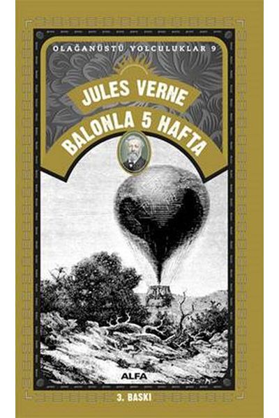 Nan Kitap 5 Weeks with a Balloon - Extraordinary Journeys 09 Alpha Broadcasts Book (with Protection Bag)