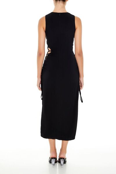 Forever 21 Bağlama Detaylı Midi Elbise
