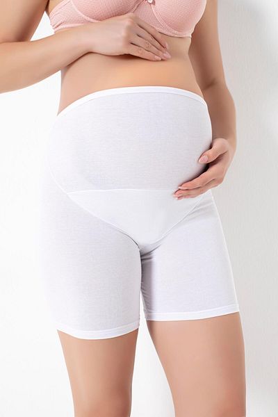 Arma Yıldız Boxer de maternitate din lycra din bumbac alb
