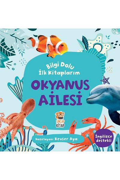 Karma Kitaplar Ocean Family - My First Knowledge Books Squirrel Book (with Protection Bag)
