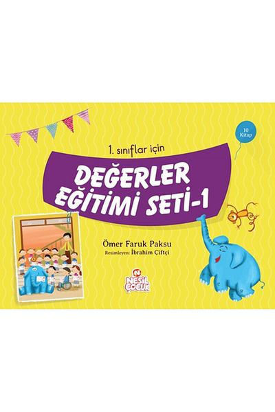 Karma Kitaplar Values Training Set 1 (10 Books) Generation Children's Book (with Protection Bag)