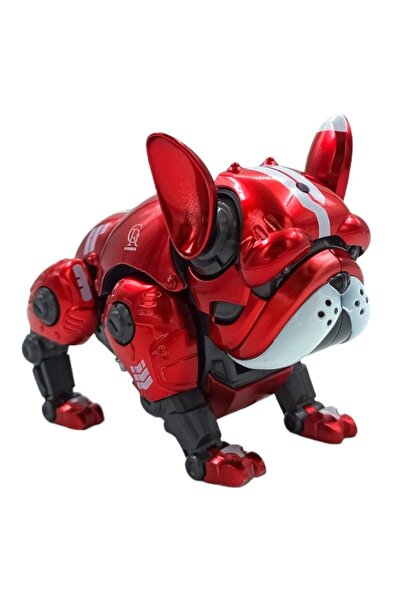 Limon Oyuncak Havlayan, Işıklı Ve Ayarlanabilir Oyuncak Robot Metal Köpek 12c...