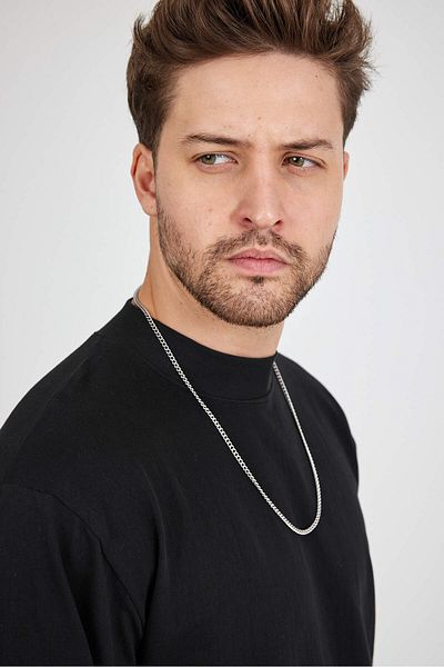 rammers Tricou cu mânecă lungă pe jumătate de gât, cu croiala relaxată