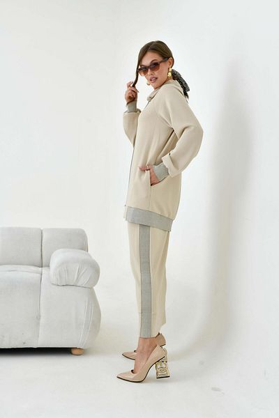 FTZ WOMEN Beige Ftz Women's Skirt Set - 30911