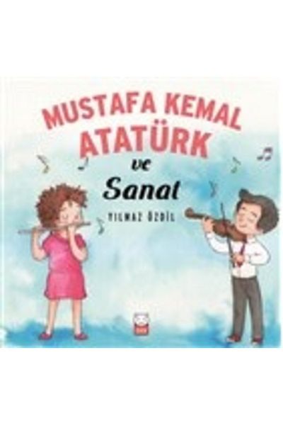 Karma Kitaplar Mustafa Kemal Ataturk and Art Red Cat Children's Book