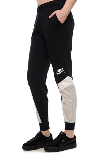 Nike Sportwear Heritage Jogger Kadın Eşofman Alt CZ8608-010-SIYAH