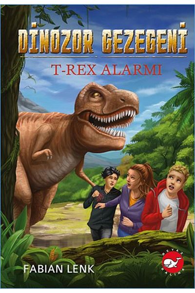 Nan Kitap T-Rex Alarm - Dinosaur Planet 1 White Whale Publications Book (with Protection Bag)