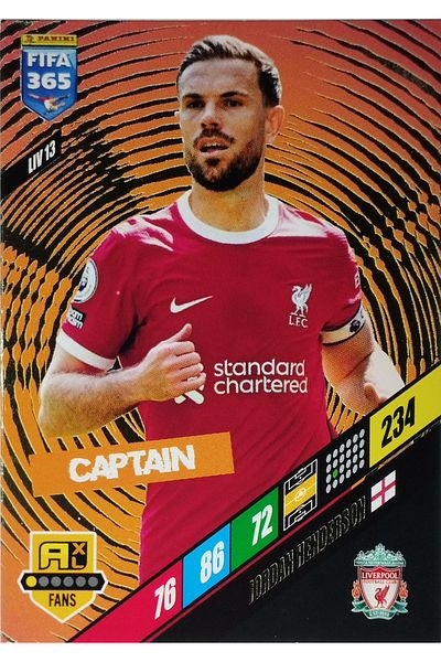 Panini Handerson Captain Card