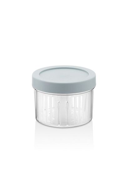 EbruliHomeArt 2 Pieces Olive Storage Container with Strainer Pickle Storage Container 500 ml