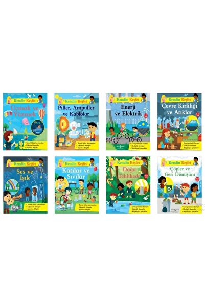 TÜRKİYE İŞ BANKASI KÜLTÜR YAYINLARI Kendin Keşfet Serisi 8 Kitap (8-12 Yaş)