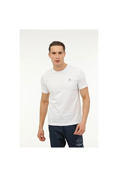 lumberjack 4m,m-ct102 bsc c nk t-sh 4fx,white, xl