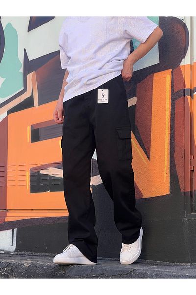 wamoss Vintage Men's Winter Skb Baggy Cargo Pants