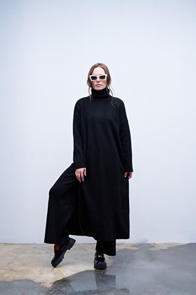 QANU Alone Triko Takım Siyah