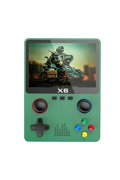 Choice وحدة تحكم ألعاب X6 مع عصا تحكم مزدوجة و 11 محاكيًا لـ GBA وحدة تحكم ألعاب فيديو محمولة باليد ...