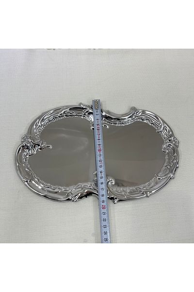 ZÜCACE DEKOR Artnova 2-Piece Steel Tray
