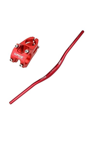 Genel Markalar Wake 78cm Gidon+gidon Boğazı Takım (kırmızı) Waketakım renkli gidon