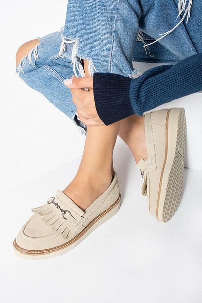 HVZ Exclusive Γυναικεία Loafer Tasseled Daily Άνετα Εργονομικά Παπούτσια