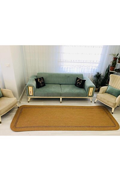 my doğa store jüt Hasır görünümlü Desenli Modern El Örgüsü dikdörtgen Halı Kilim