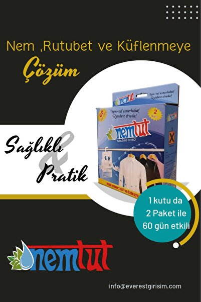 nemtut Nem Alıcı Önleyici Rutubet Küf Giderici Emici Korozyon Önleyici Koku G...