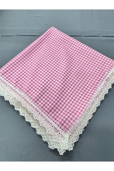 Dantelux Stain Resistant 155X155Cm Guipure Edge Care Free Fabric Tableware Cloth Tablecloth Picnic Cloth