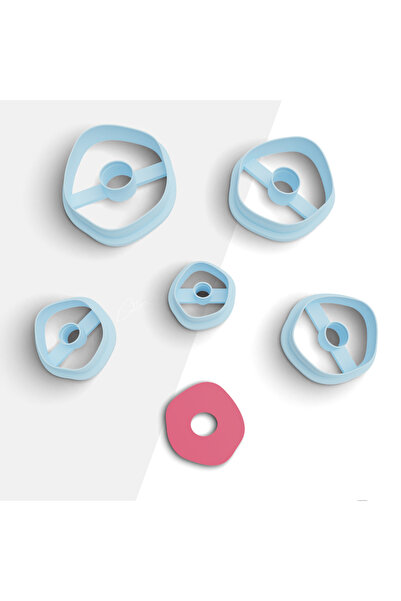 brocutters قالب قطع طين بوليمر عضوي الشكل، قالب حلق، قالب مجوهرات، قطع طين، 5...