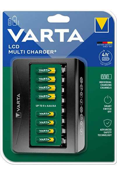 Varta Lcd Multi 8li Pil Şarj Cihazı 4h Aa & Aaa Pil Uyumlu