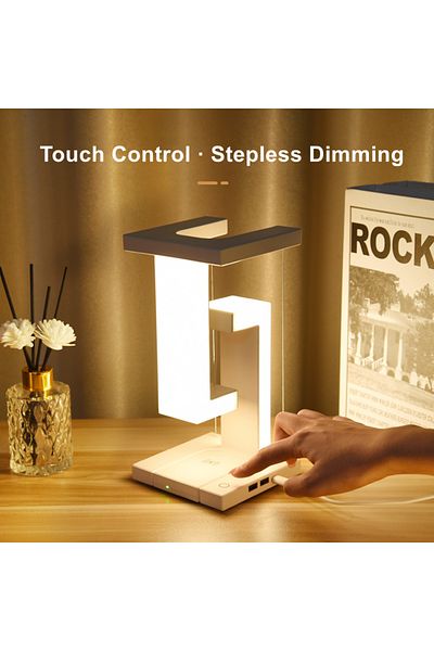 Choice 0-5w Novelty Floating Lamp With 10 W Detachable Wireless Charger Decorative Light For Bedroom/offic