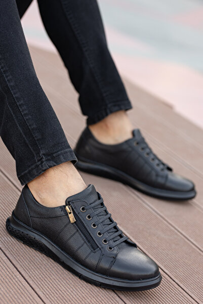 Daxtors Εγγυημένα ανδρικά παπούτσια από γνήσιο δέρμα D262 Daily Orthopedic