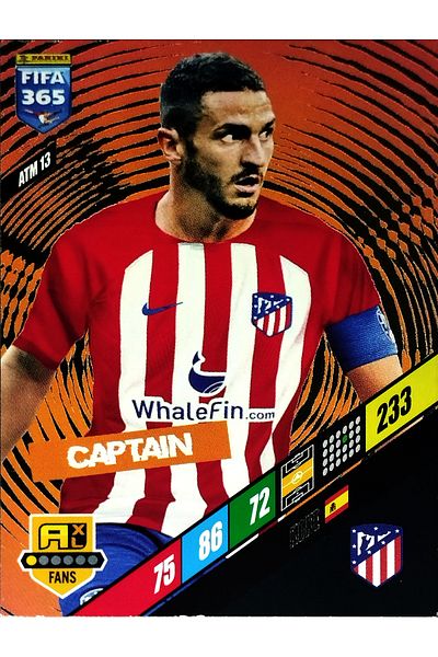 Panini Koke Captain Card - for Convenient Use