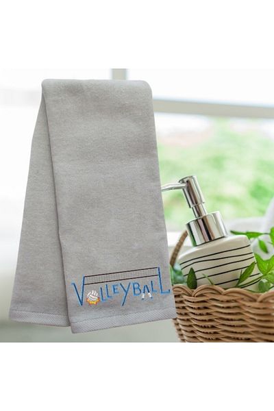 Ursa Volleyball Mesh Written Embroidered Sports Towel 50X90
