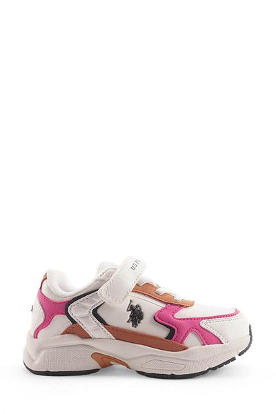 U.S. Polo Assn. Krenas 4Pr White Girls' Sneakers