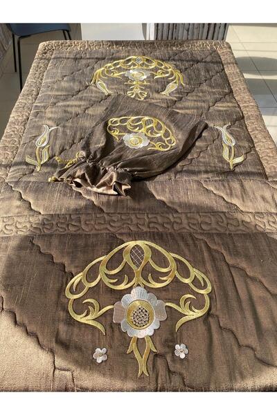 GELİNCİK ÇEYİZ TASARIM Hakiki Şantuk Ipek Seccade Seti