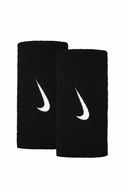 Nike Swoosh Doublewide Wristbands Unisex El Bilekliği N.NN.05.010.OS-Siyah