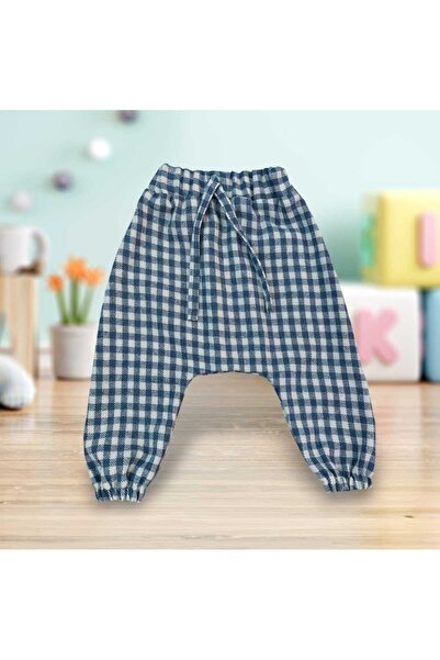 ykr design Pötikare İndigo Mavi Harem Pantolon