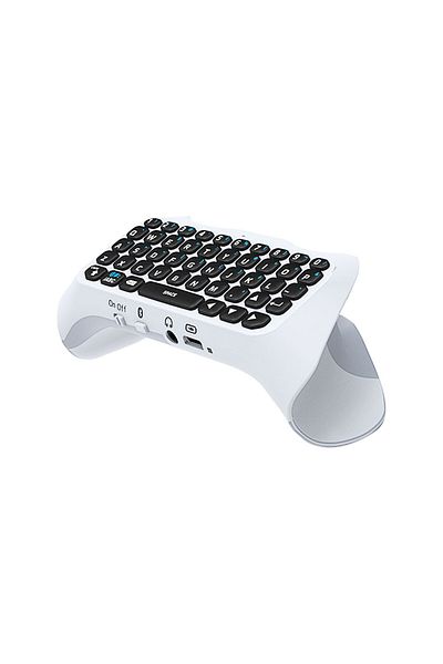ALLOYSEED 3.5mm Gaming Wireless Keyboard 3.0 Controller Pad for Sony PS5 DualSense Gamepad Mount Mini Keypa...