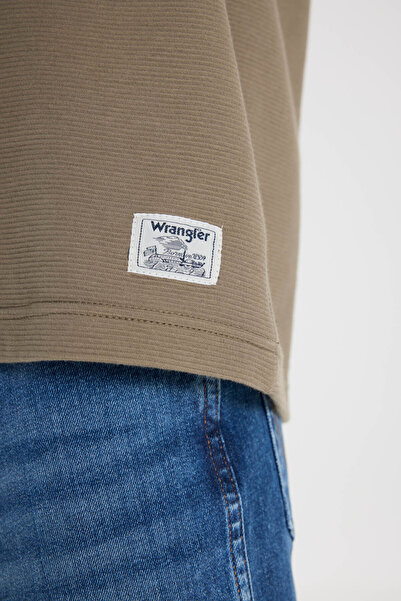 WRANGLER Erkek Sweatshirt Koyu Haki W242501801 M Local Coll. Crew