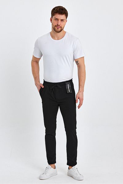 wamoss Vintage Elastic Waist New Season Men's Jogger Pants 2025 Jd11