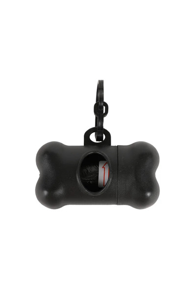 Choice black 1pc Bone Shaped Pet Garbage Bag Dispenser for Dogs Carrying Clea...