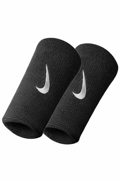 Nike Swoosh Doublewide Wristbands Unisex El Bilekliği N.NN.05.010.OS-Siyah