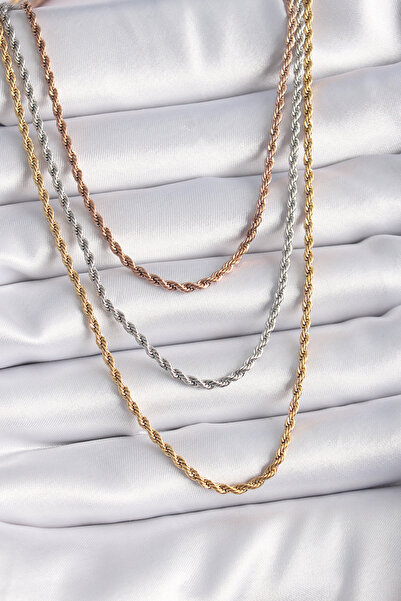 Leyaton LWLHMRS-IEG ieg ™   قلادة نسائية من الفولاذ 316L متعددة الألوان بسلسل...