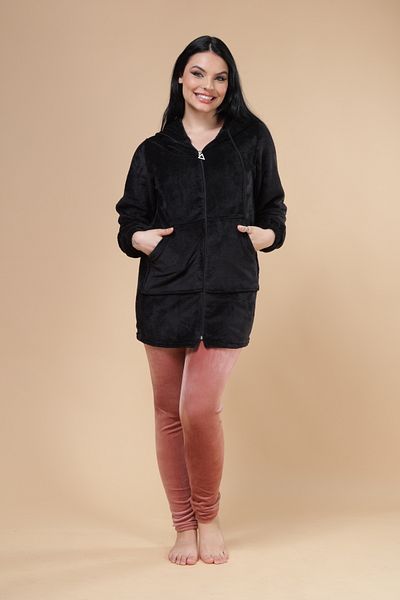 mervemoda Γυναικείο σετ 2 τεμαχίων με κουκούλα Ultrasoft