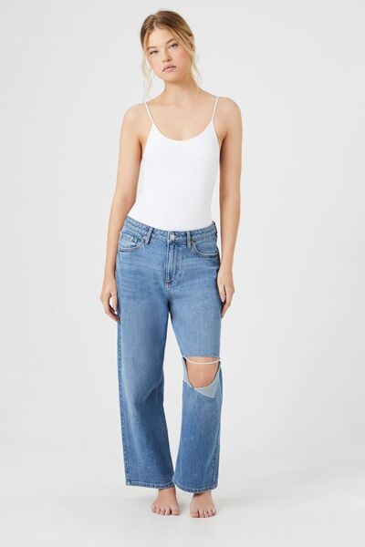 Forever 21 Dikişsiz Askılı Cami Bodysuit