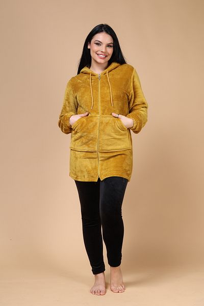 mervemoda Γυναικείο σετ 2 τεμαχίων με κουκούλα Ultrasoft