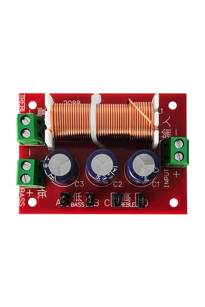 ALLOYSEED YLY-2088 2 Way Crossover Filters Module 400W Audio Speaker Frequency Divider Adjustable Full Rang...