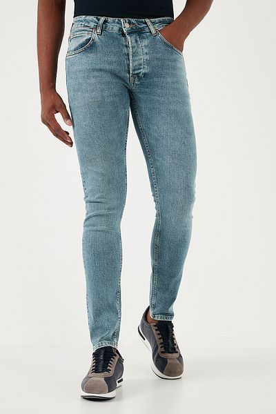 Buratti Stretch Cotton Slim Fit Κανονική μέση στενό τζιν ανδρικό τζιν παντελόνι 1122S08NAPOLI
